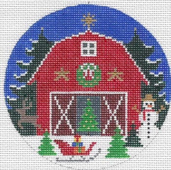 Christmas Barn Round
