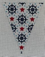 Ship's Helm Nautical Garland