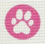 Paw Print Mini Round