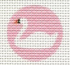 Swan on Pink Mini Round