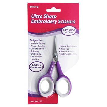 4.25" Soft Grip Embroidery Scissors