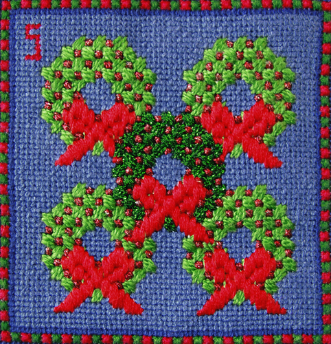 5 Wreaths Greeting