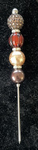 6"  Laying Tool with Brown Beads