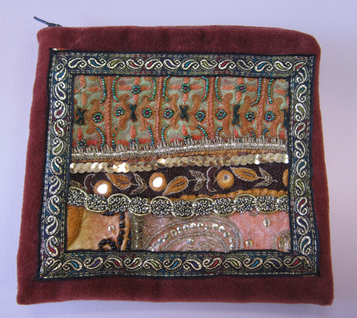 7" Rust Glitzy Accessory Bag