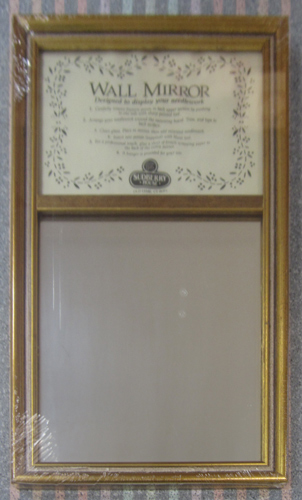 7" x 5" Gold Mirror
