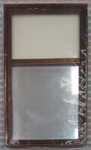 7" x 5" Woodstain Mirror