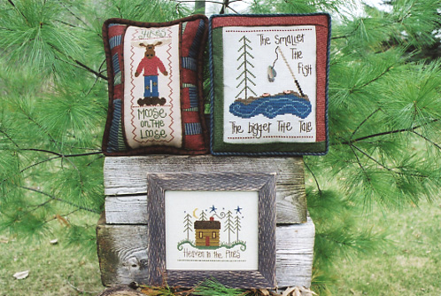 A Cabin, A Moose, and A Fish