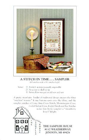A Stitch In Time...Sampler