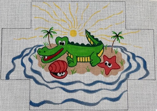Alligator and Clam Brick Cover