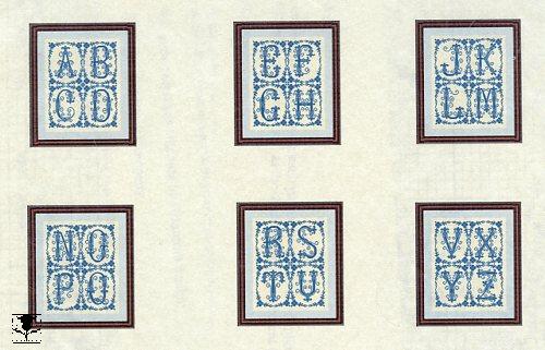Alphabet Bleu