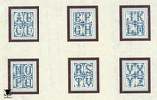 Alphabet Bleu