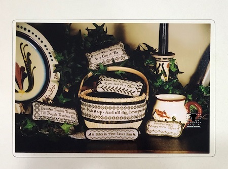 An English Motto Basket