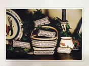 An English Motto Basket