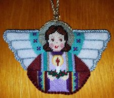 Angel With Candle Ornament