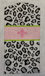 Animal Print w/ Fleur de Lis in Band