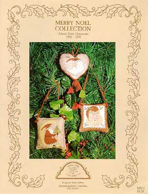 Annual Santa Ornaments 1989-1991