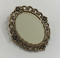 Antique Gold Oval Brooch