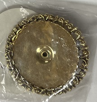 Antique Gold Round Brooch