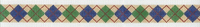 Argyle Belt Navy and Green