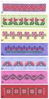 Art Nouveau - Towel Borders