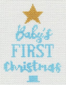 Baby's First Christmas Blue Tree