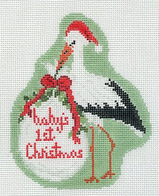 Baby's First Christmas Stork