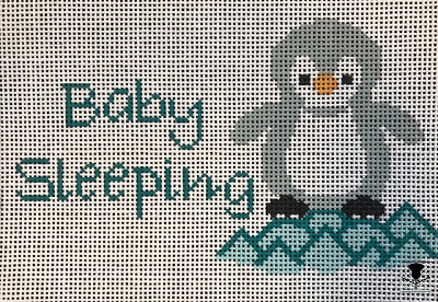 Baby Sleeping w/ Penguin