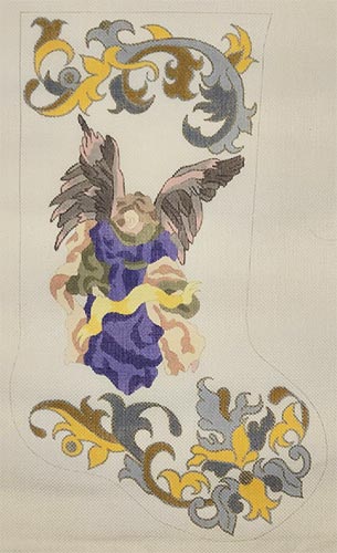 Baroque Angel Stocking