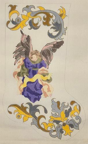 Baroque Angel Stocking