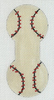 Baseball Key Fob