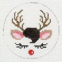 Bashful Reindeer with Bangs