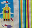 Beach Hut Eye Glass Case