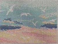Beach Scene with Seagulls