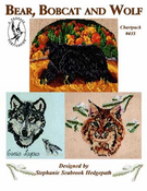 Bear, Bobcat And Wolf