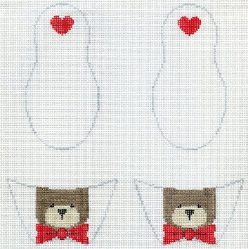 Bear Slipper Ornaments