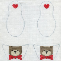 Bear Slipper Ornaments