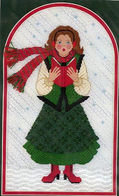 Beautiful Lady Caroler
