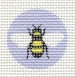 Bee Mini Round - Blue