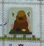 Bee Skep Button