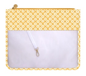 Bees with Daisies Project Bag