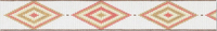Beige and Coral Navaho Belt