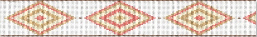 Beige and Coral Navaho Belt