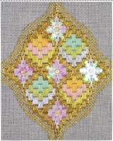 Bejeweled Bargello Ornament #11
