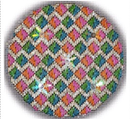 Bejeweled Bargello Ornament #12