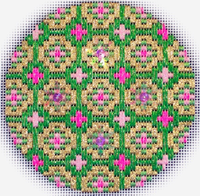 Bejeweled Bargello Ornament #2