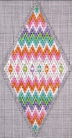 Bejeweled Bargello Ornament #3