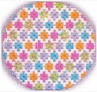 Bejeweled Bargello Ornament #4