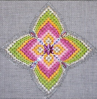 Bejeweled Bargello Ornament #5