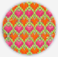 Bejeweled Bargello Ornament #6