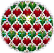 Bejeweled Bargello Ornament #6